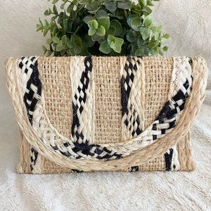Jute Clutch Wallet Women